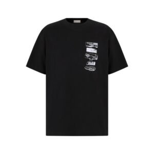 Dior Archives Labels T-Shirt, Relaxed Fit