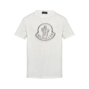 Moncler - blurred-logo cotton T-shirt
