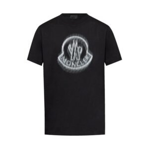 Moncler - blurred-logo cotton T-shirt