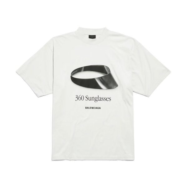 BALENCIAGA - Men's 360 Sunglasses T-shirt Medium Fit in Dirty White