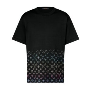 LOUIS VUITTON - Monogram Gradient Embellished Short-Sleeved Crewneck