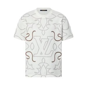 LOUIS VUITTON - Embroidered Cotton T-Shirt