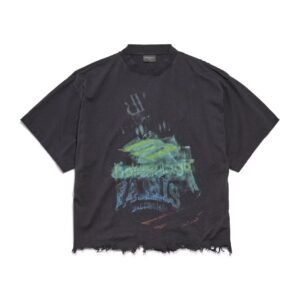 BALENCIAGA - Diy Imprint T-shirt in Black Faded