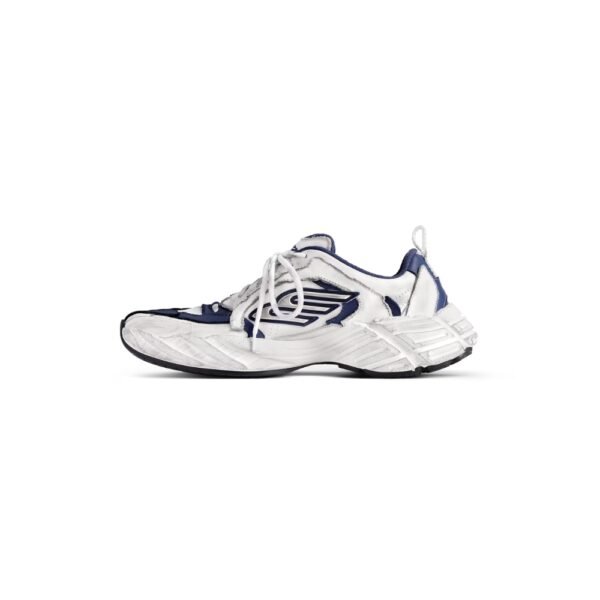 BALENCIAGA - Men's Monday Shoe in Navy/white - Image 3