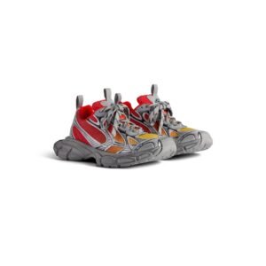 BALENCIAGA - Men's 3xl Gradient Sneaker in Red/orange/grey/black