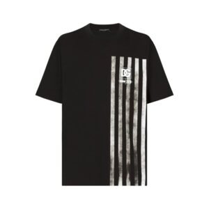 Dolce & Gabbana - stripe-print cotton T-shirt