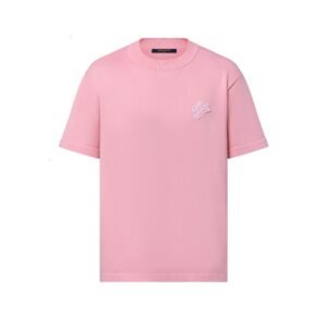 LOUIS VUITTON - Embroidered Signature Short-Sleeved Cotton Crewneck