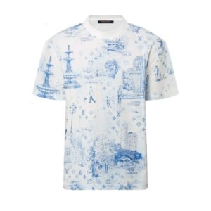 LOUIS VUITTON - Printed Cotton Pique T-Shirt
